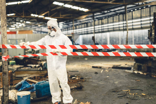 Professional Infectious Disease Decontamination technician working in Hooksett, NH